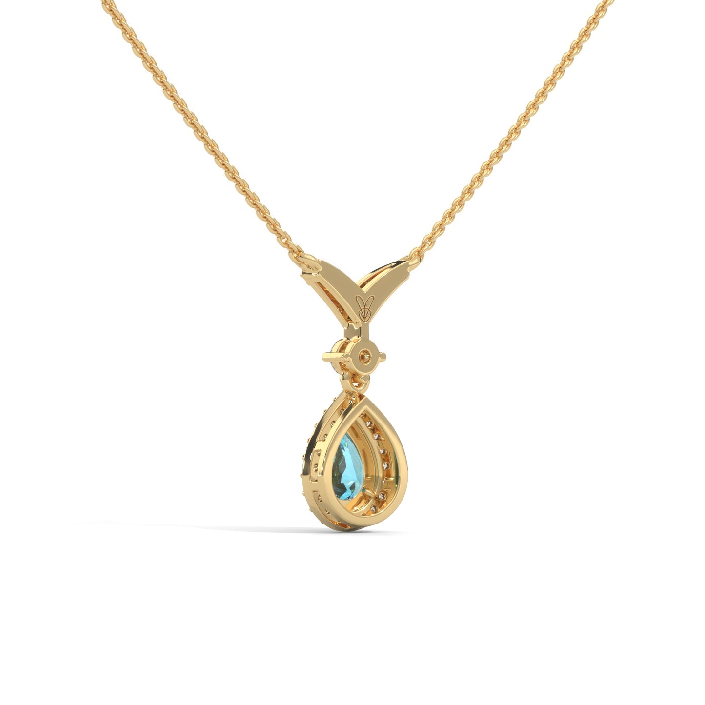 lab grown diamond | moissanite Jewellery Lagoon Loop Lab Grown Diamond OR Moissanite Pendant by Rabbito Jewels