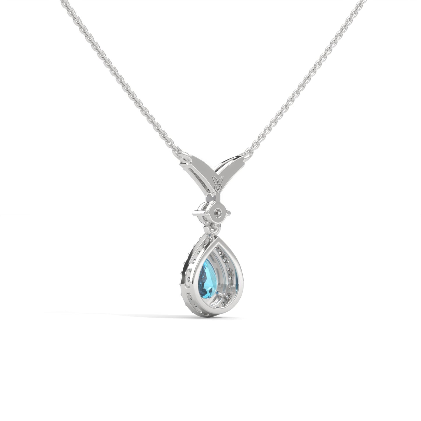 lab grown diamond | moissanite Jewellery Lagoon Loop Lab Grown Diamond OR Moissanite Pendant by Rabbito Jewels