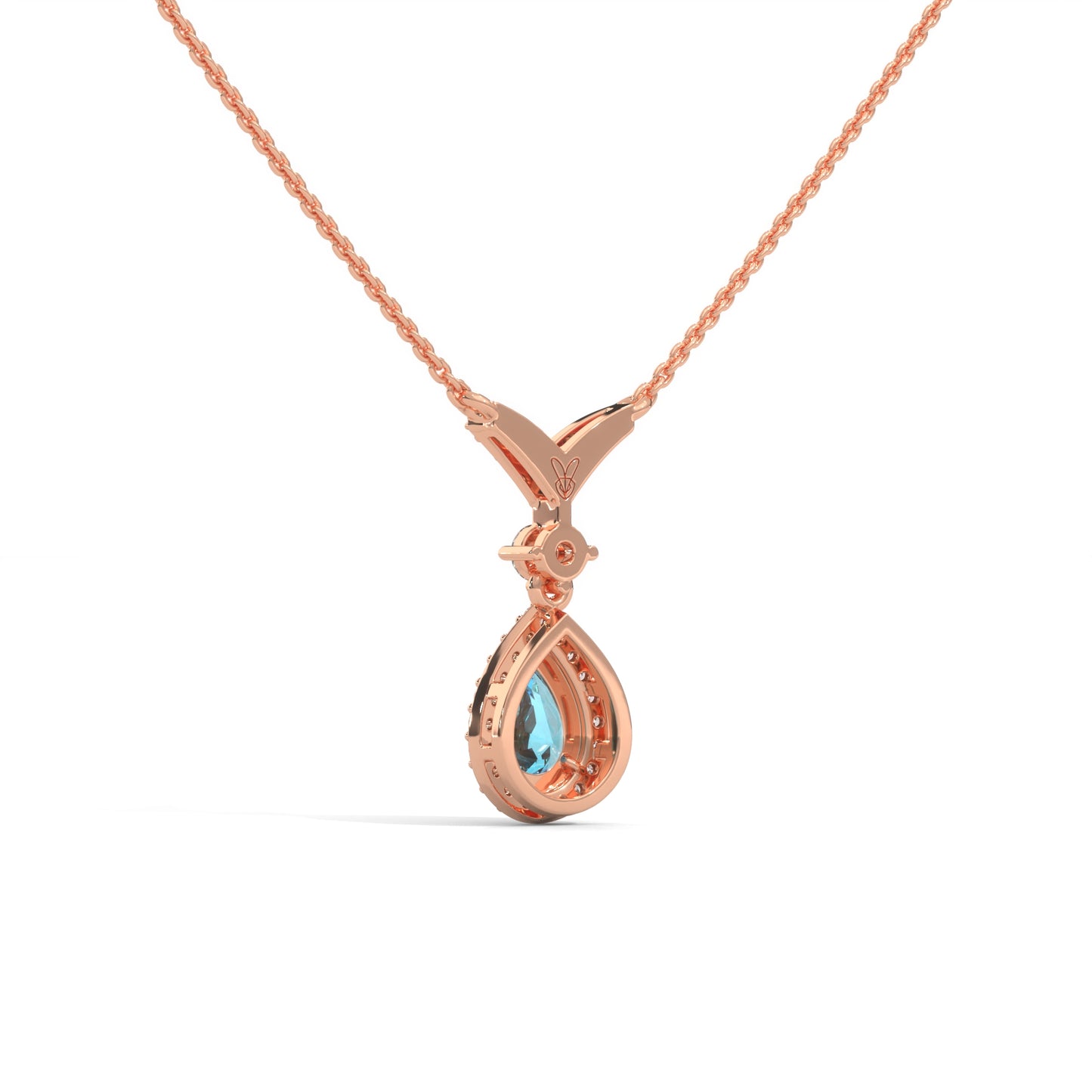 lab grown diamond | moissanite Jewellery Lagoon Loop Lab Grown Diamond OR Moissanite Pendant by Rabbito Jewels
