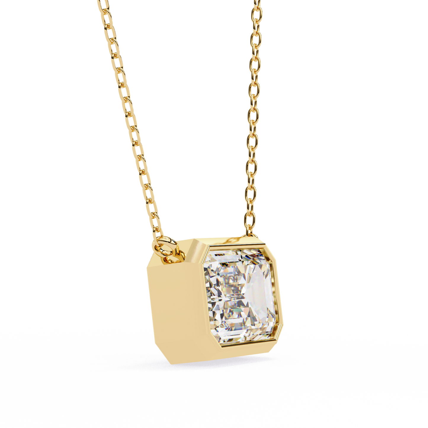 lab grown diamond | moissanite Jewellery Celia Lab Grown Diamond OR Moissanite Pendant by Rabbito Jewels