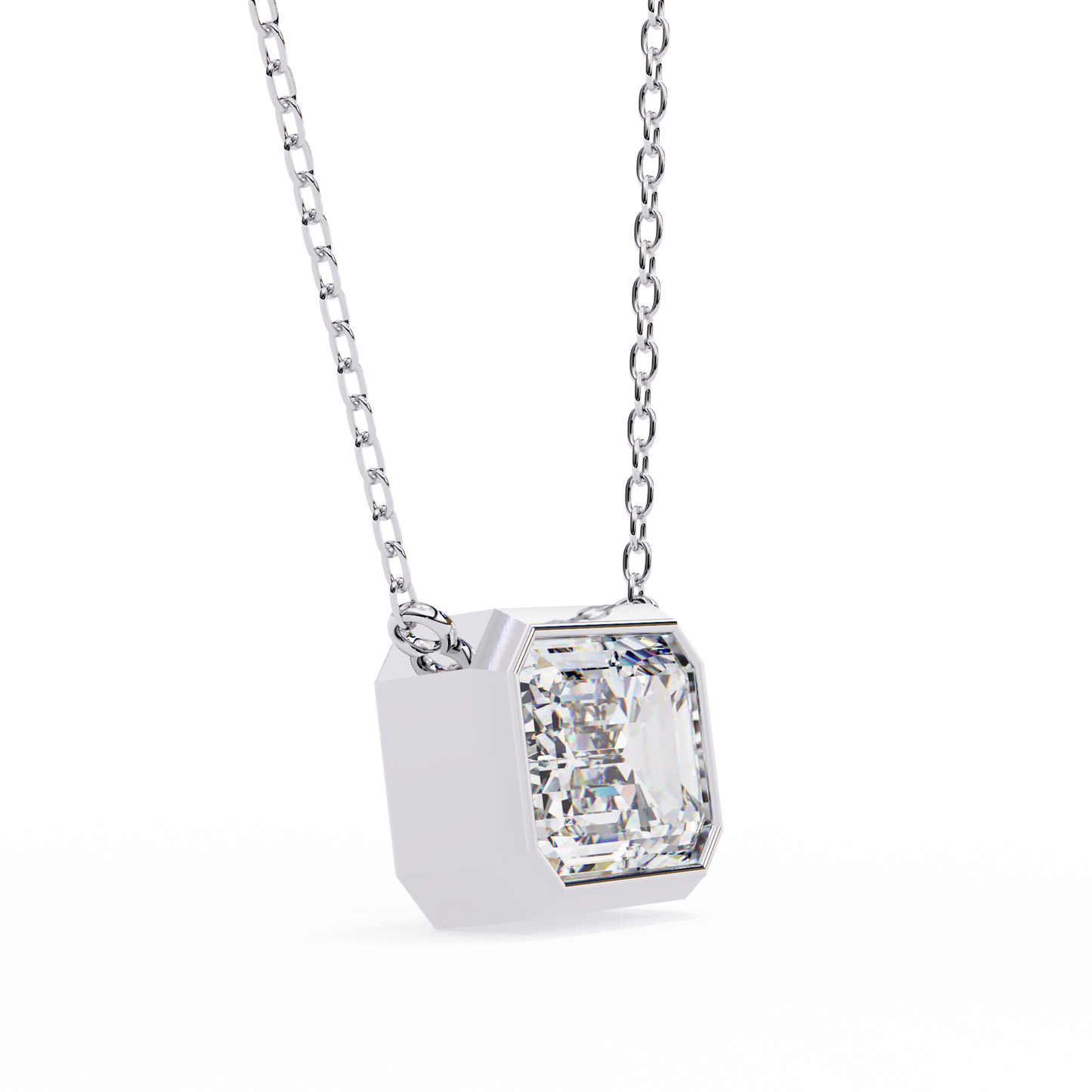 lab grown diamond | moissanite Jewellery Celia Lab Grown Diamond OR Moissanite Pendant by Rabbito Jewels