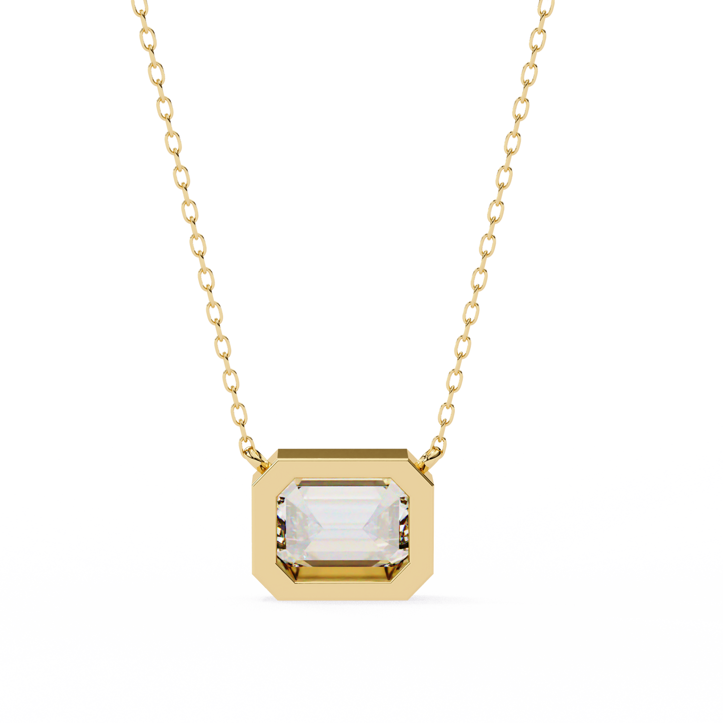 lab grown diamond | moissanite Jewellery Celia Lab Grown Diamond OR Moissanite Pendant by Rabbito Jewels