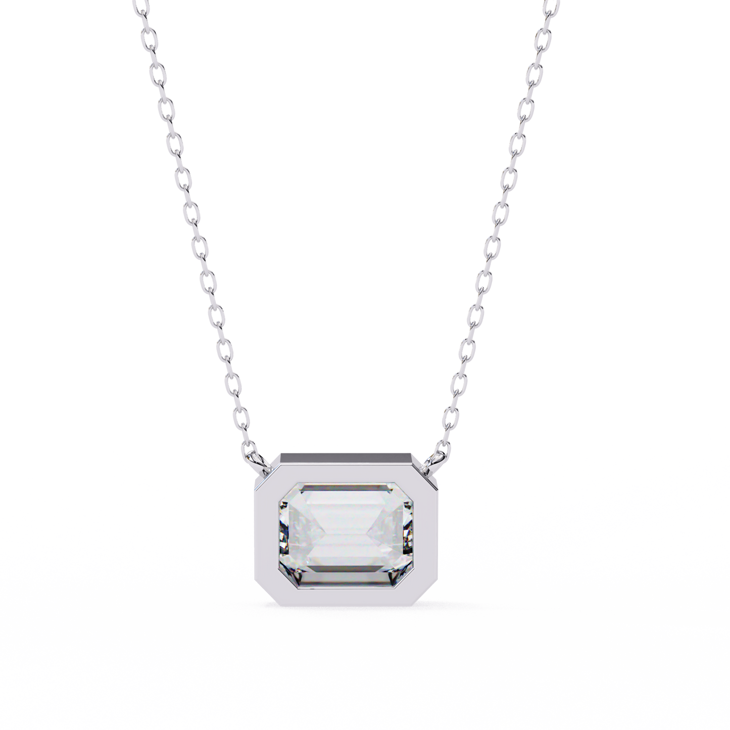lab grown diamond | moissanite Jewellery Celia Lab Grown Diamond OR Moissanite Pendant by Rabbito Jewels