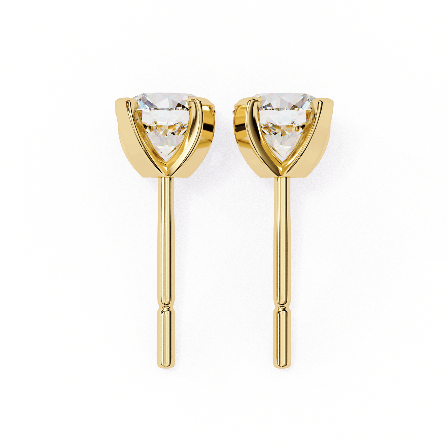 lab grown diamond | moissanite Jewellery Neon Ice 1.28ct Lab Grown OR Moissanite Stud Earrings by Rabbito Jewels