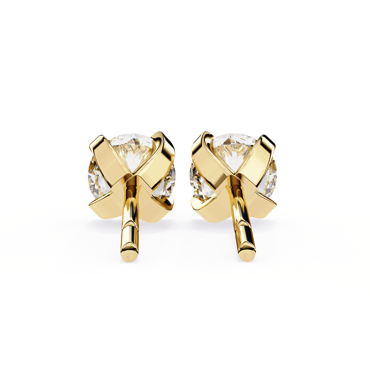 lab grown diamond | moissanite Jewellery Neon Ice 1.28ct Lab Grown OR Moissanite Stud Earrings by Rabbito Jewels