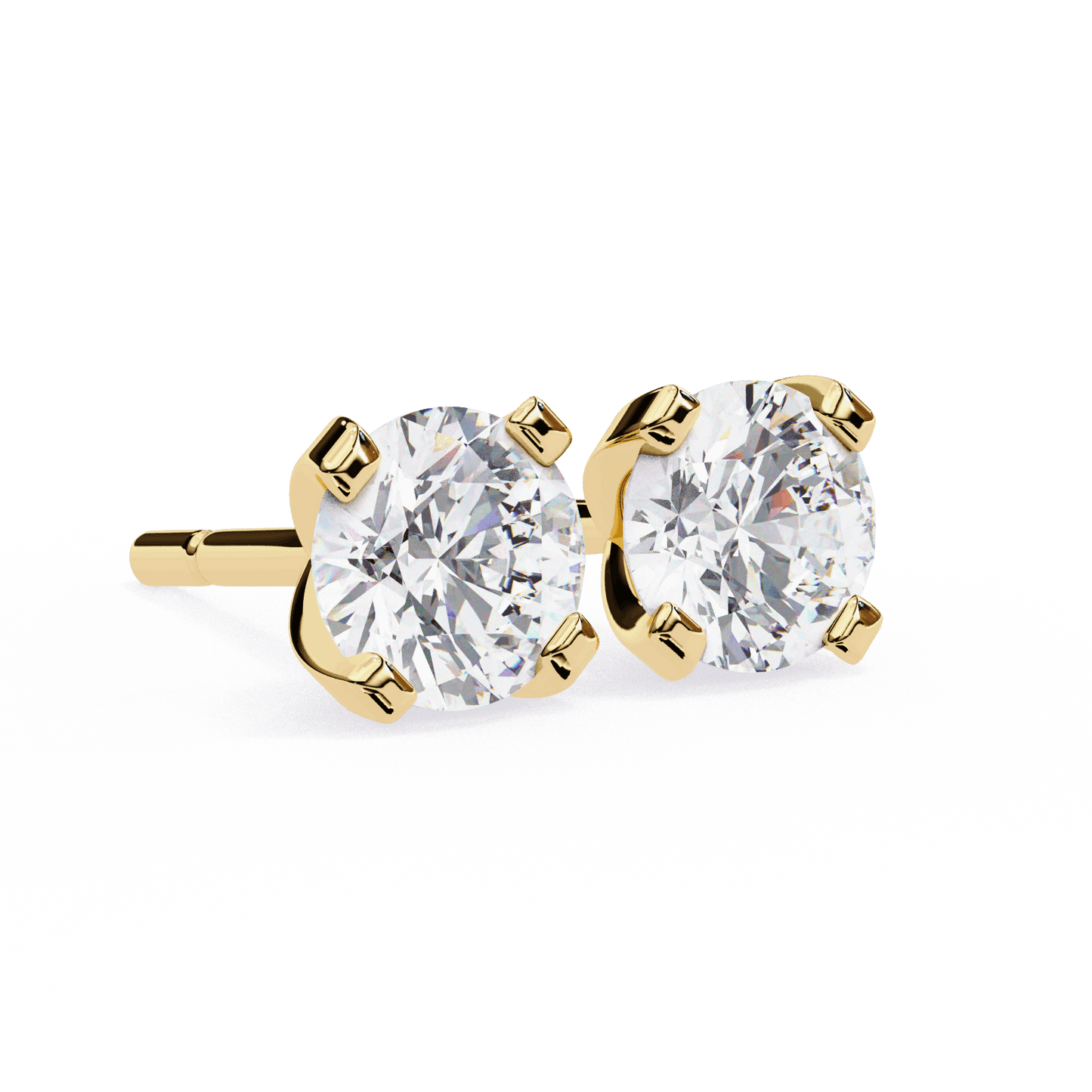 lab grown diamond | moissanite Jewellery Neon Ice 1.28ct Lab Grown OR Moissanite Stud Earrings by Rabbito Jewels