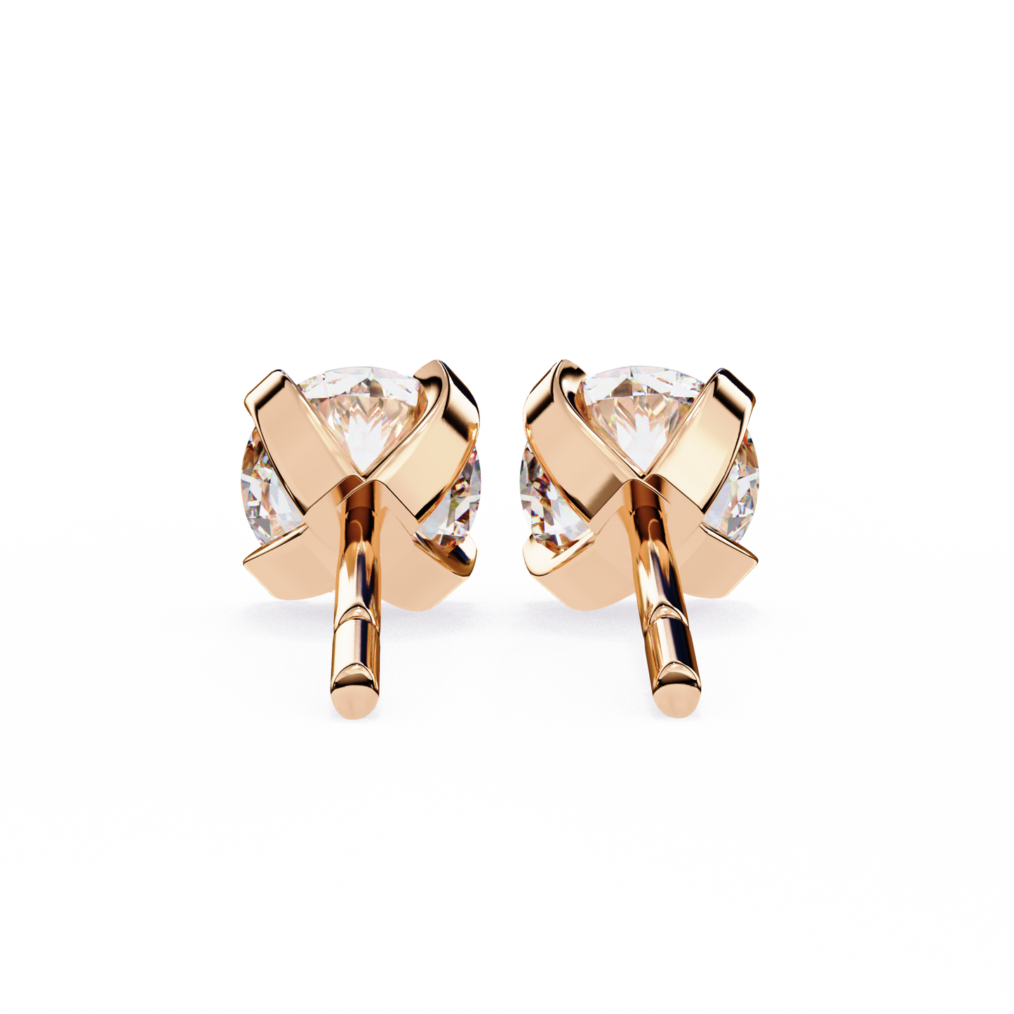 lab grown diamond | moissanite Jewellery Neon Ice 1.28ct Lab Grown OR Moissanite Stud Earrings by Rabbito Jewels