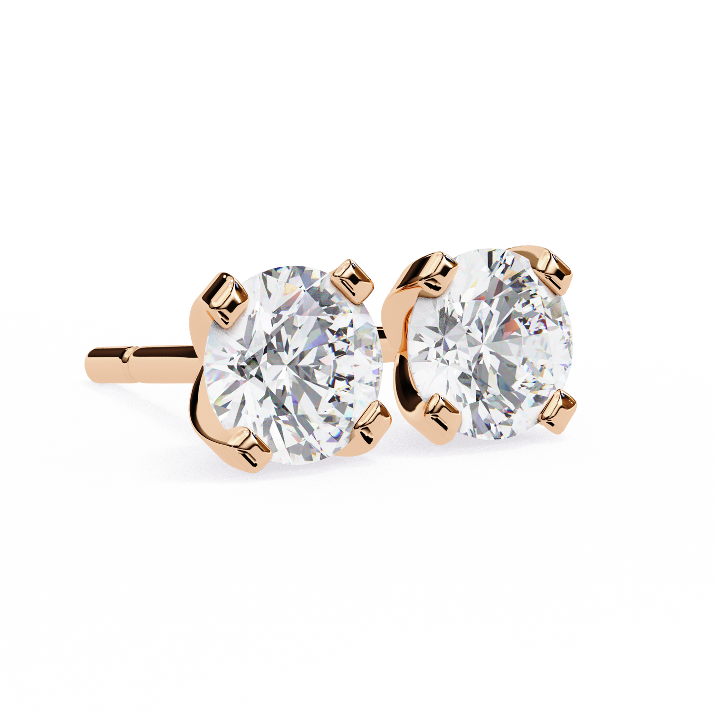 lab grown diamond | moissanite Jewellery Neon Ice 1.28ct Lab Grown OR Moissanite Stud Earrings by Rabbito Jewels