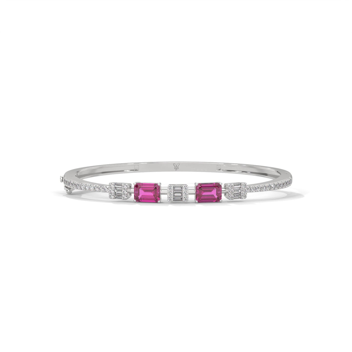 lab grown diamond | moissanite Jewellery Coruscate Lab Grown Diamond OR Moissanite Bracelet Silver by Rabbito Jewels