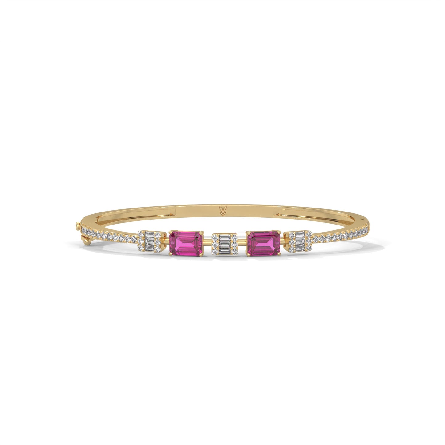 lab grown diamond | moissanite Jewellery Coruscate Lab Grown Diamond OR Moissanite Bracelet Yellow Gold 18K by Rabbito Jewels