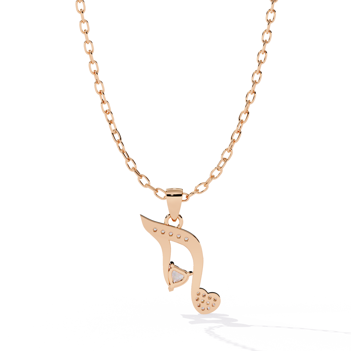 lab grown diamond | moissanite Jewellery Music Star Lab Grown Diamond OR Moissanite Pendant by Rabbito Jewels
