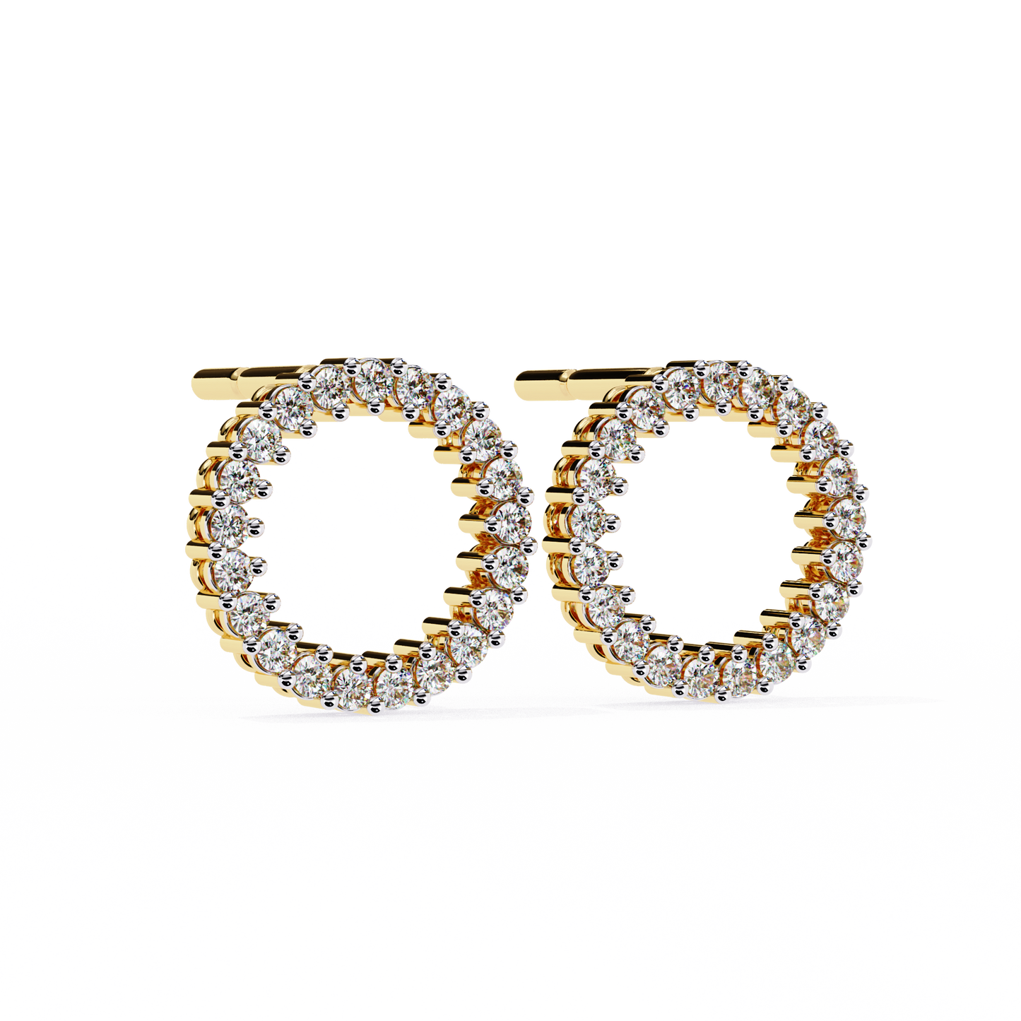 lab grown diamond | moissanite Jewellery Forzi Perals Earrings by Rabbito Jewels