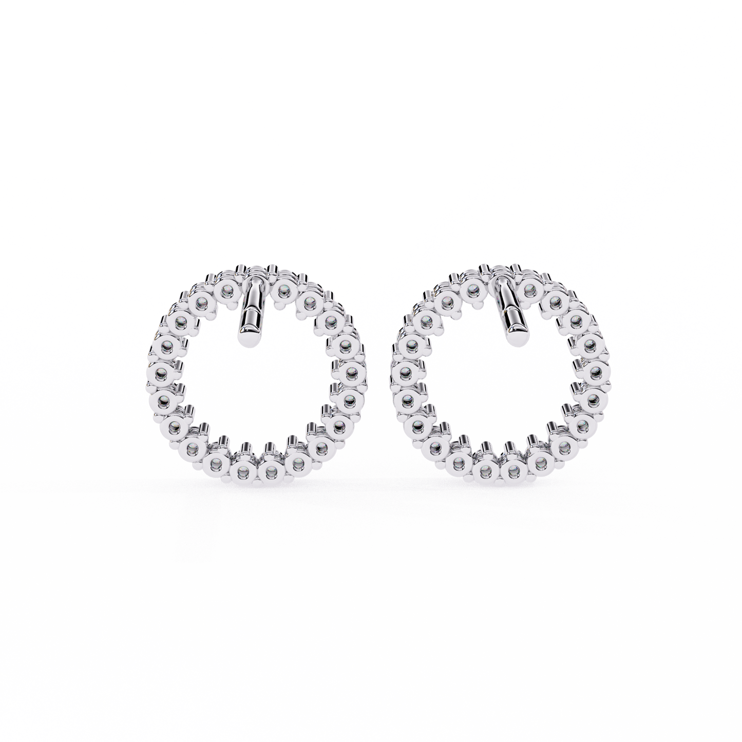 lab grown diamond | moissanite Jewellery Forzi Perals Earrings by Rabbito Jewels