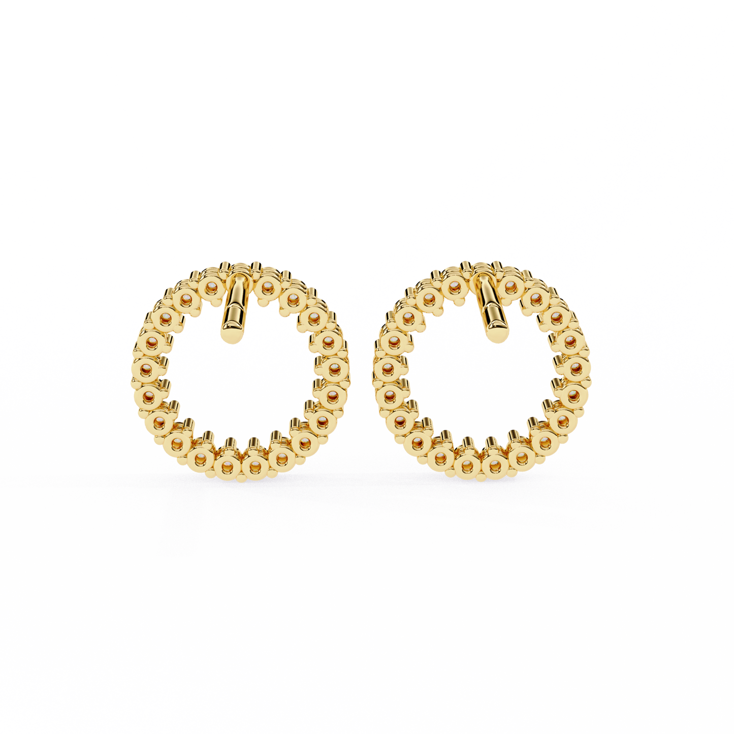 lab grown diamond | moissanite Jewellery Forzi Perals Earrings by Rabbito Jewels