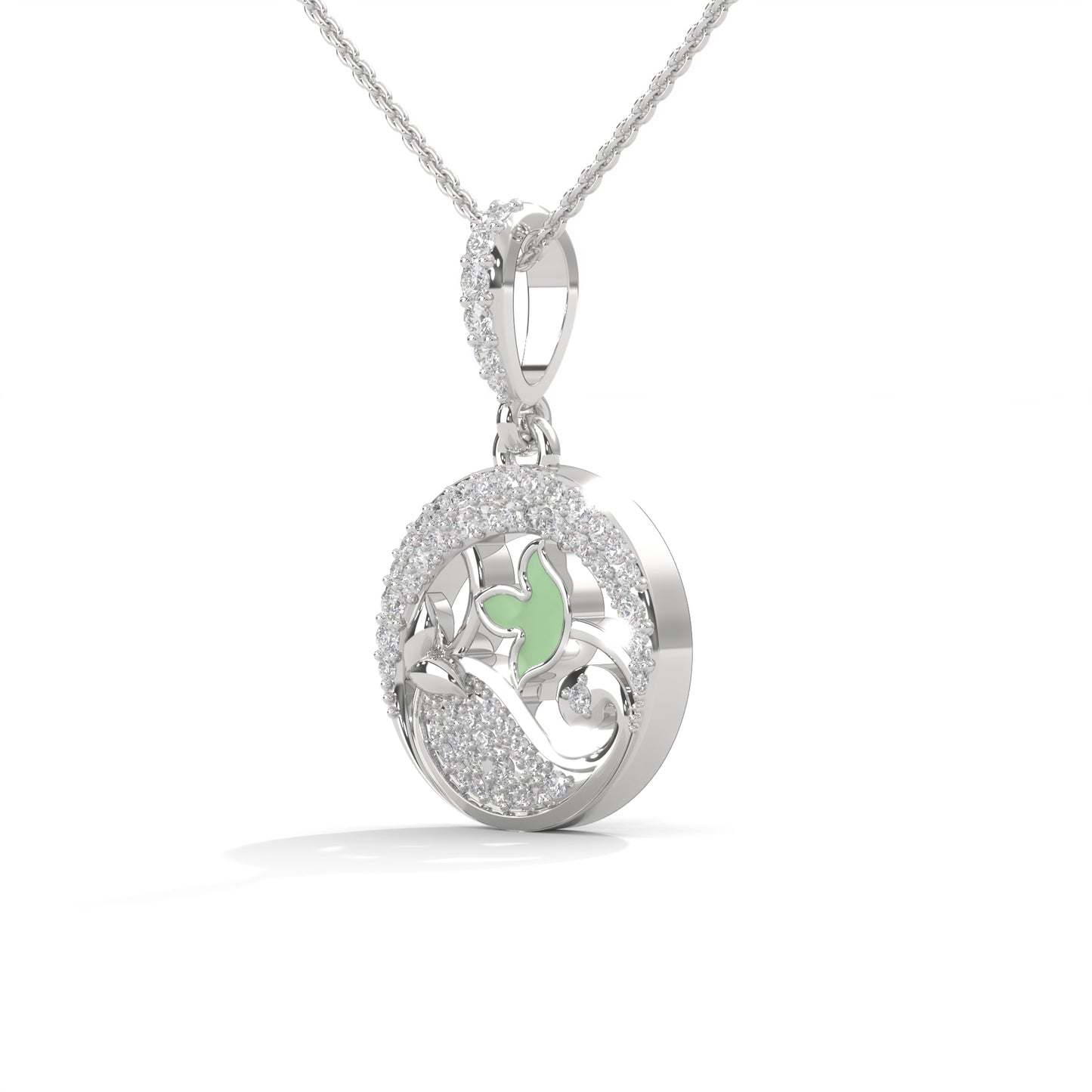 lab grown diamond | moissanite Jewellery Queenie Lab Grown Diamond OR Moissanite Pendant by Rabbito Jewels