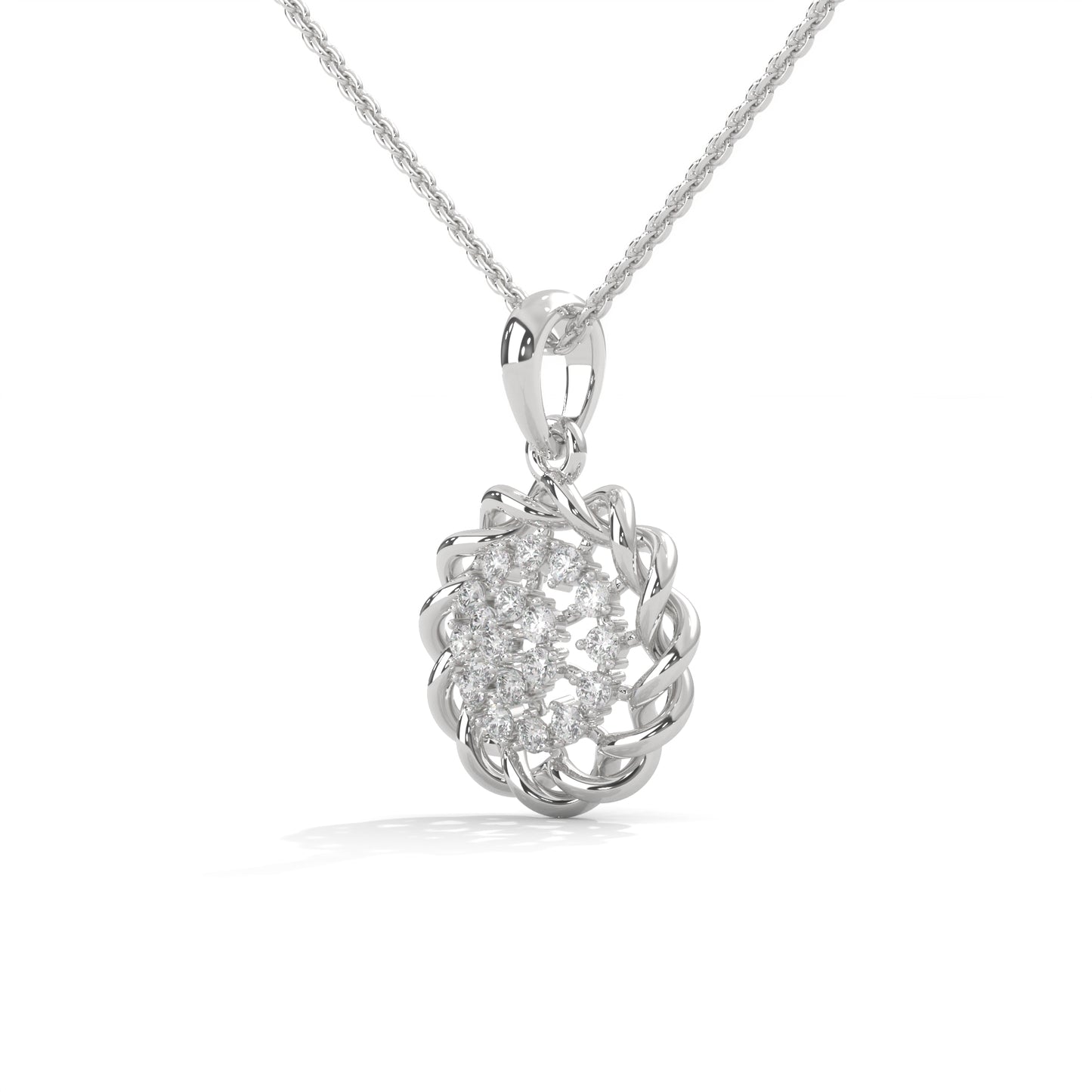 lab grown diamond | moissanite Jewellery Whimsical Fantasies Lab Grown Diamond OR Moissanite Pendant by Rabbito Jewels