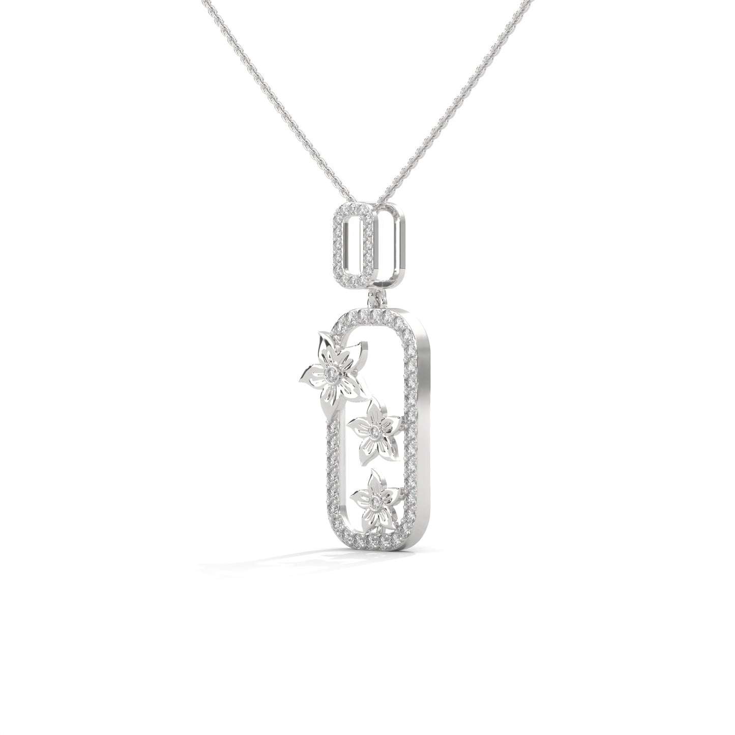 lab grown diamond | moissanite Jewellery Spring Lab Grown Diamond OR Moissanite Pendant by Rabbito Jewels