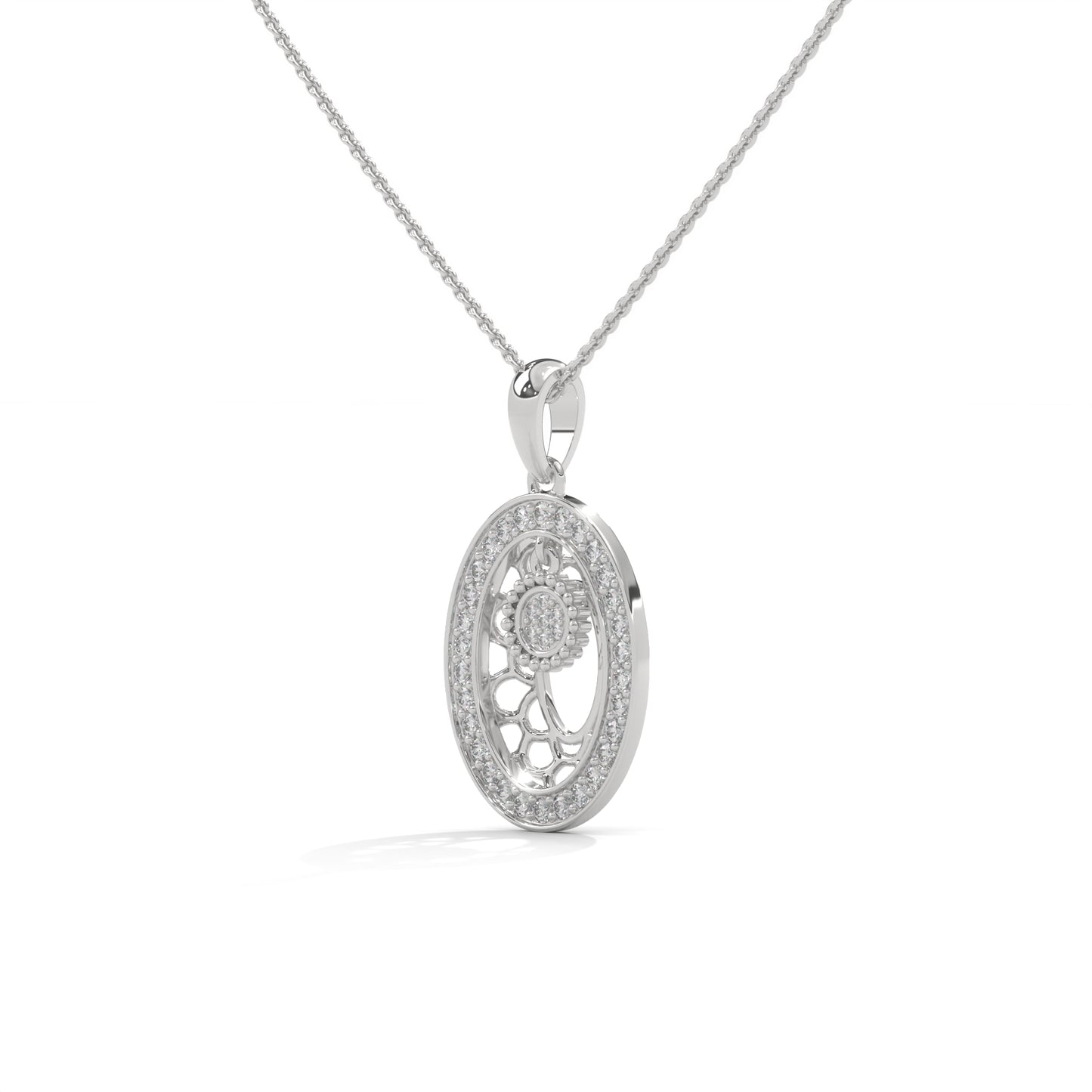 lab grown diamond | moissanite Jewellery Kiat Lab Grown Diamond OR Moissanite Pendant by Rabbito Jewels