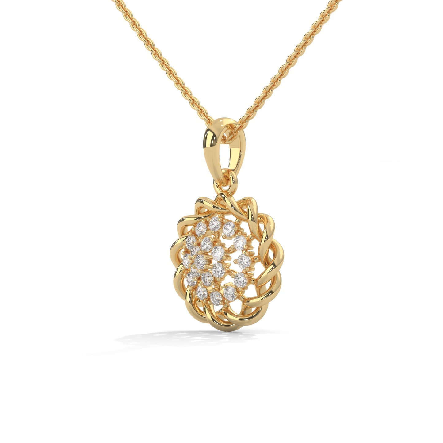 lab grown diamond | moissanite Jewellery Whimsical Fantasies Lab Grown Diamond OR Moissanite Pendant by Rabbito Jewels