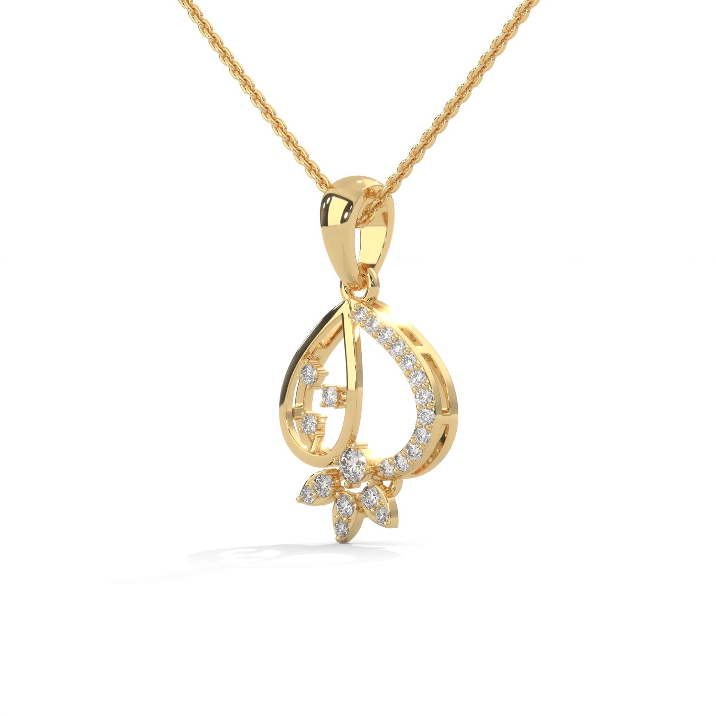 lab grown diamond | moissanite Jewellery Fancy Eclectic Lab Grown Diamond OR Moissanite Pendant by Rabbito Jewels