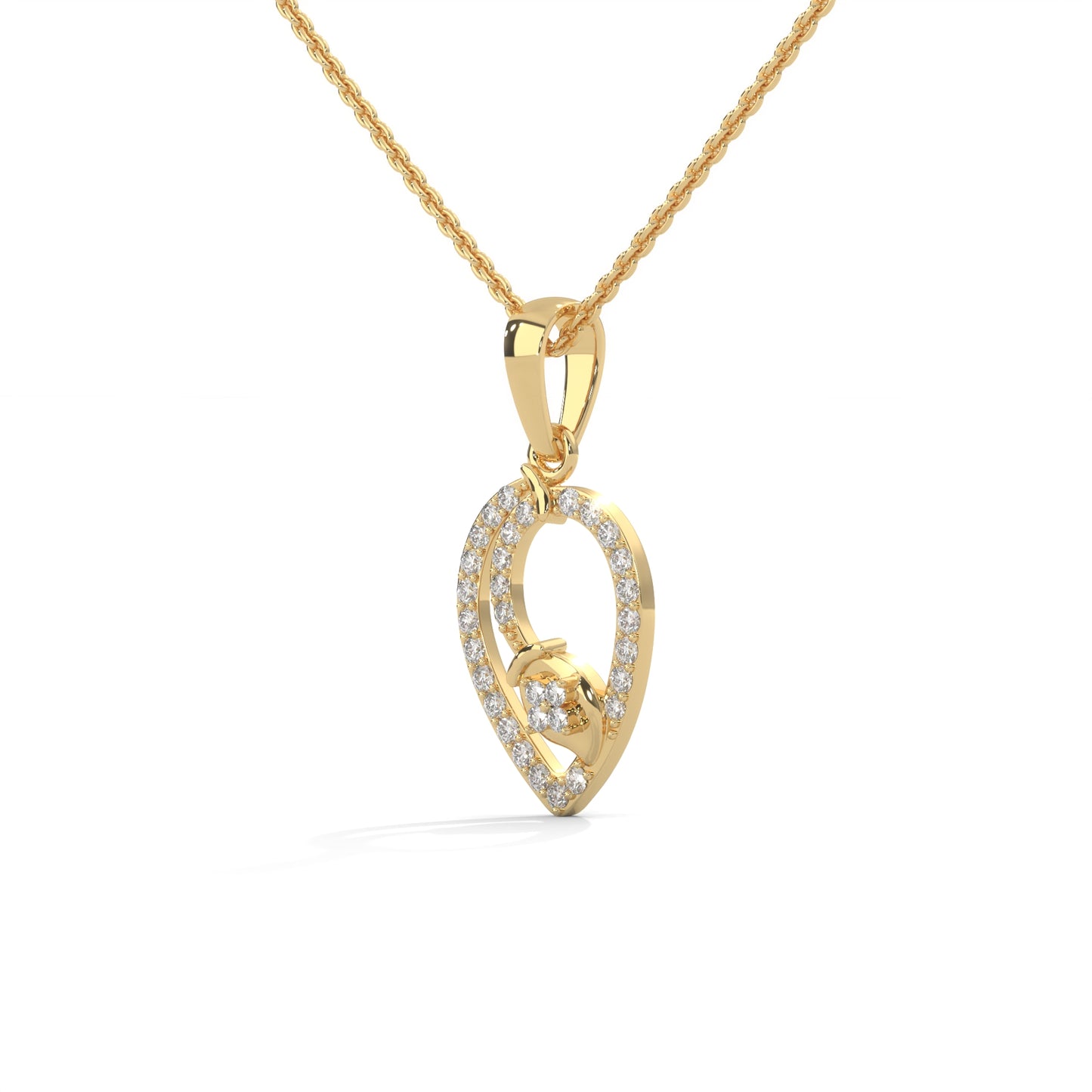 lab grown diamond | moissanite Jewellery Toned Lab Grown Diamond OR Moissanite Pendant by Rabbito Jewels
