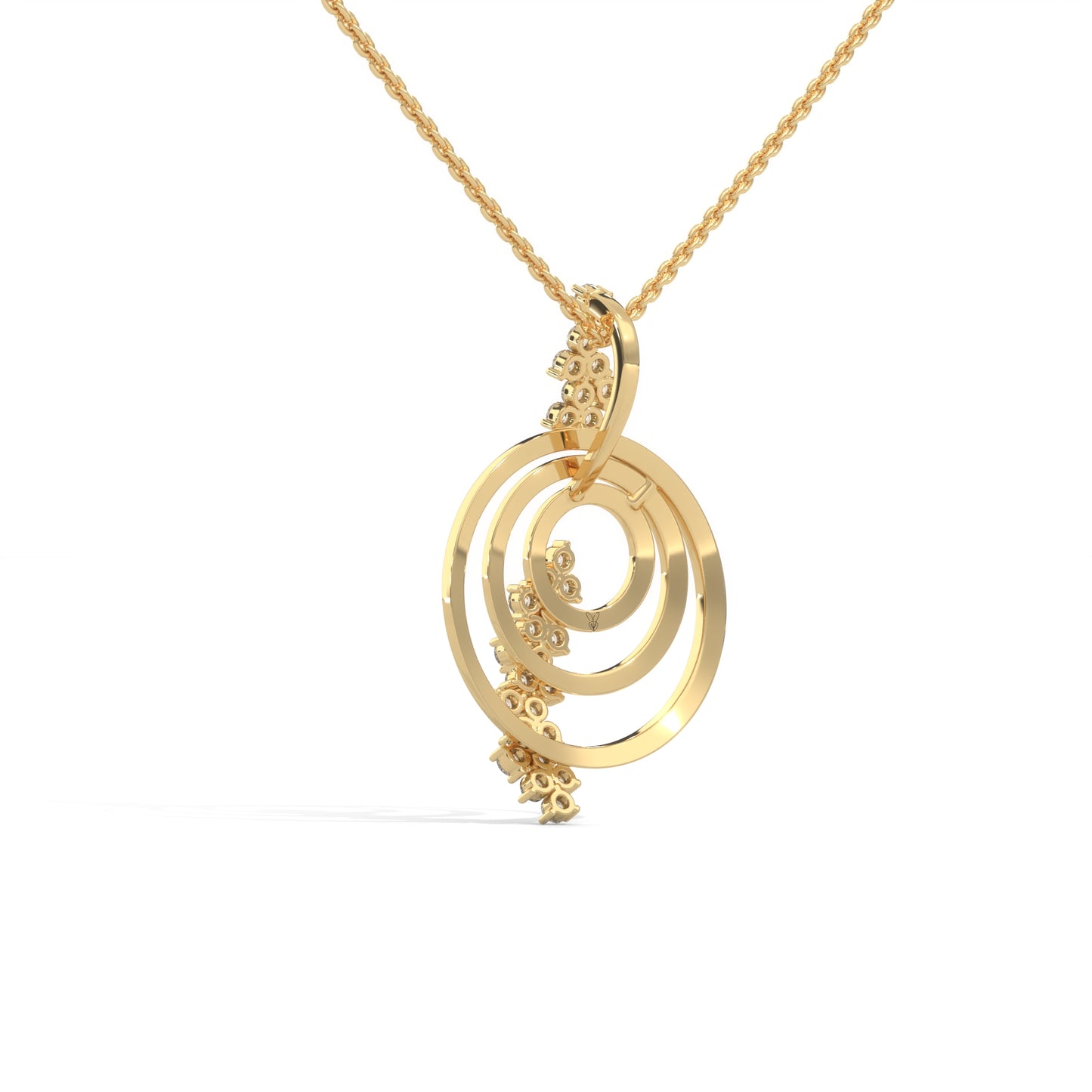 lab grown diamond | moissanite Jewellery Modern Minimalist Lab Grown Diamond OR Moissanite Pendant by Rabbito Jewels