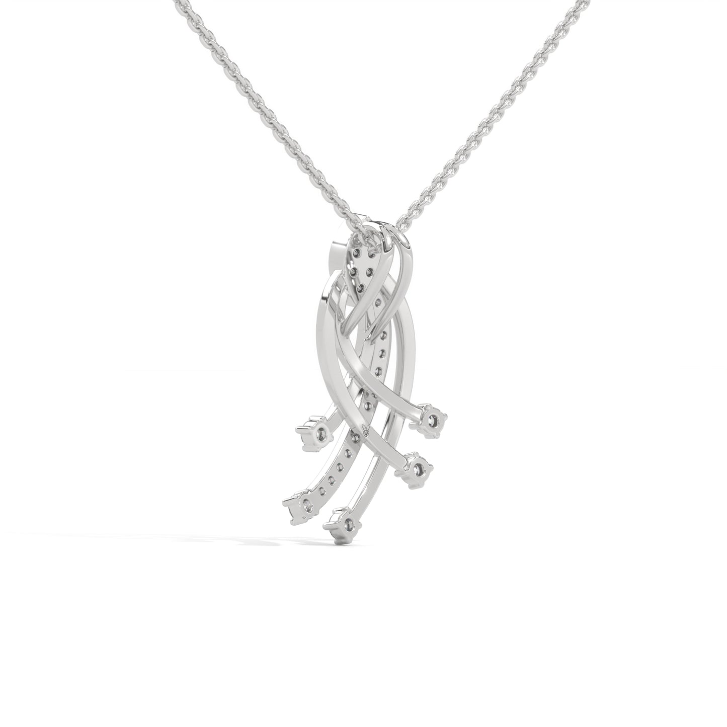 lab grown diamond | moissanite Jewellery Vignette Lab Grown Diamond OR Moissanite Pendant by Rabbito Jewels