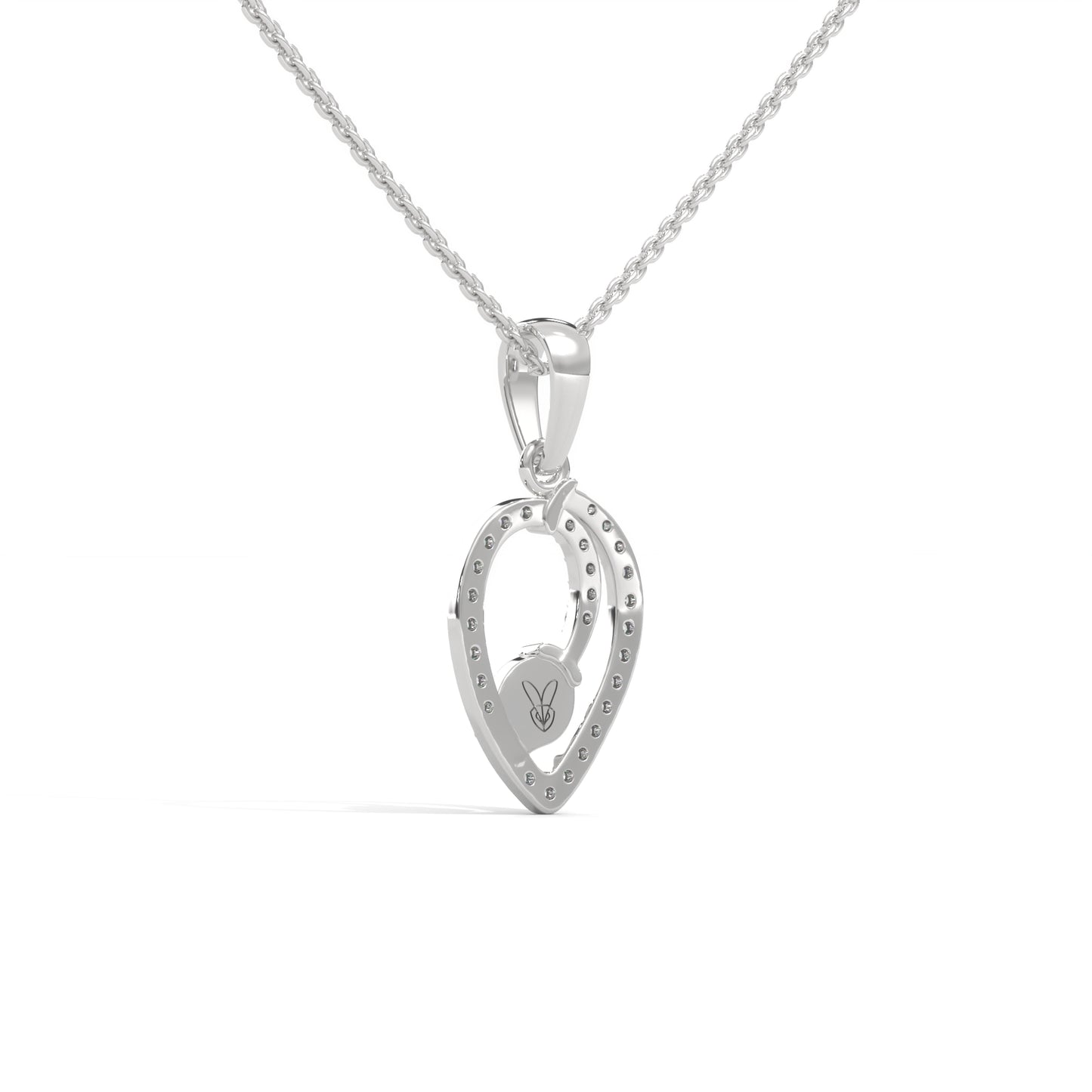 lab grown diamond | moissanite Jewellery Toned Lab Grown Diamond OR Moissanite Pendant by Rabbito Jewels