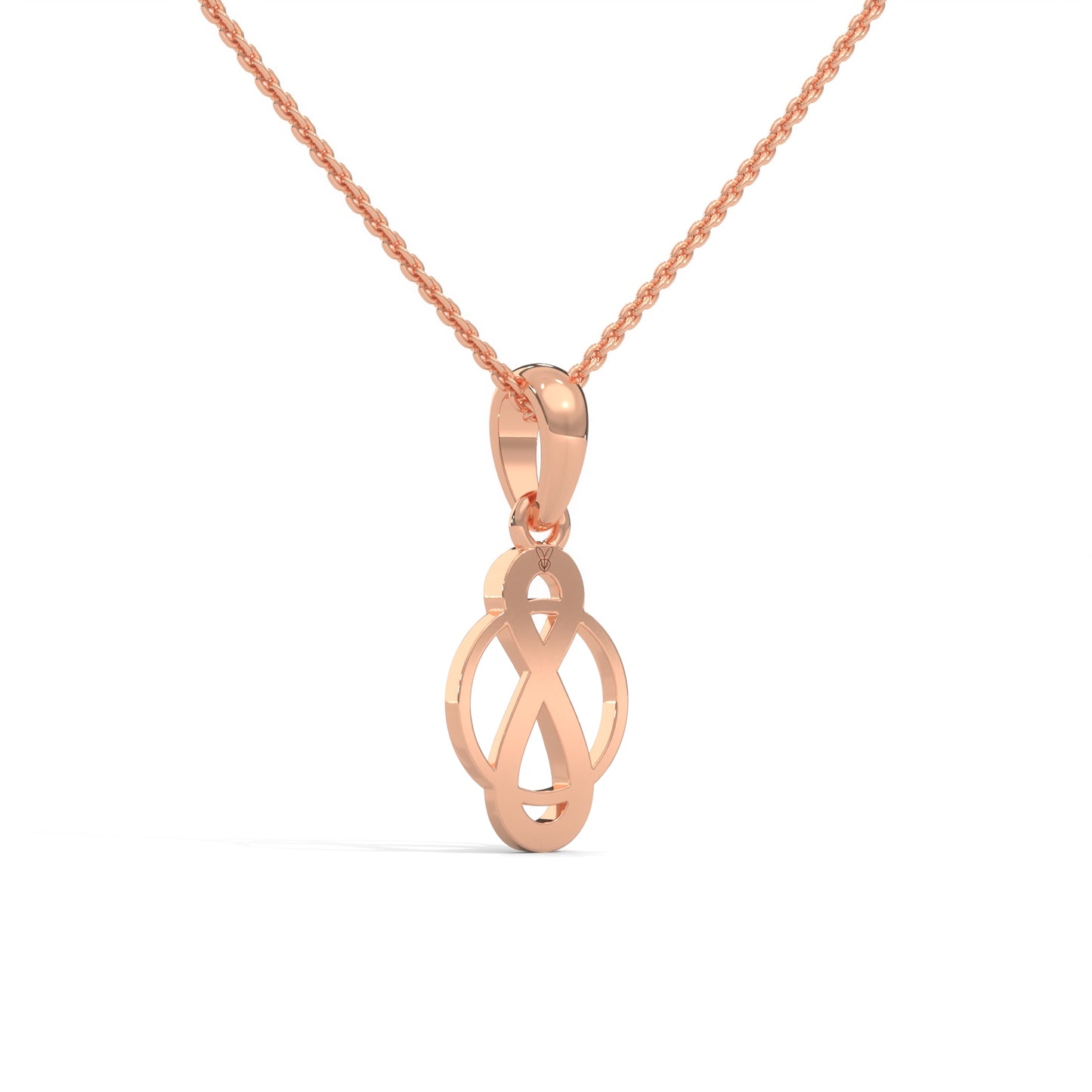 lab grown diamond | moissanite Jewellery Loop of Infinity Lab Grown Diamond OR Moissanite Pendant by Rabbito Jewels