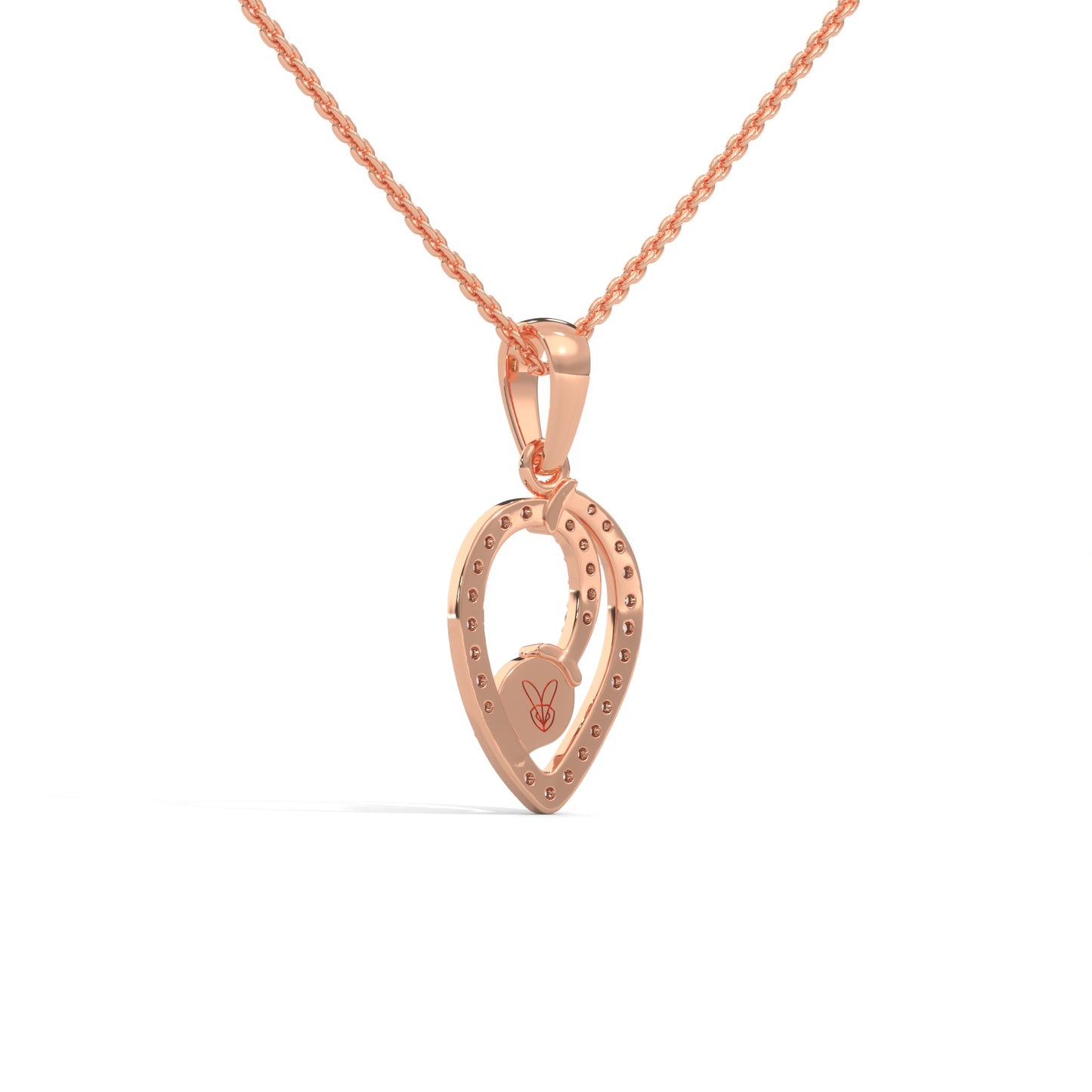 lab grown diamond | moissanite Jewellery Toned Lab Grown Diamond OR Moissanite Pendant by Rabbito Jewels