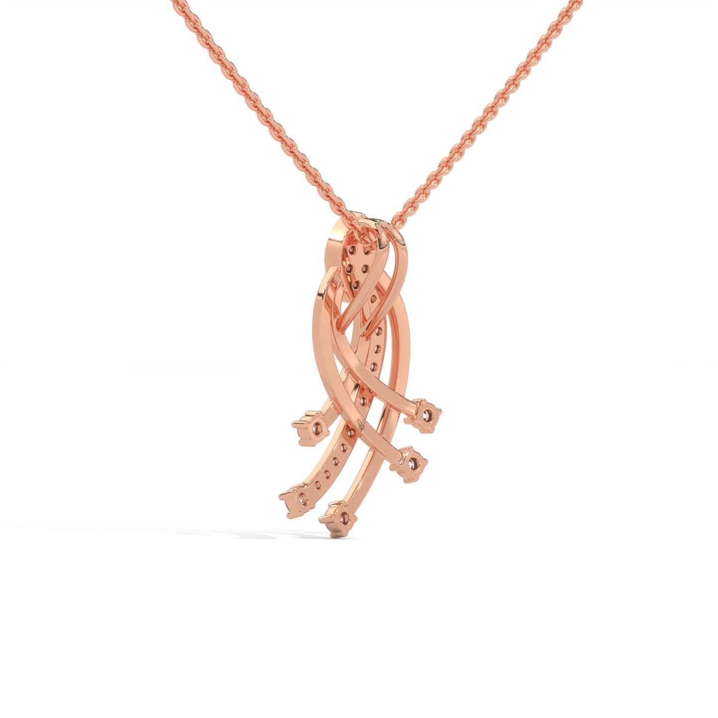 lab grown diamond | moissanite Jewellery Vignette Lab Grown Diamond OR Moissanite Pendant by Rabbito Jewels