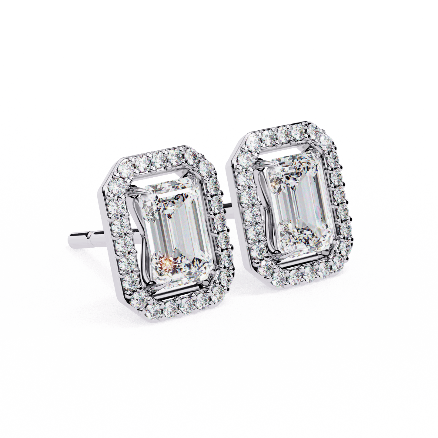 lab grown diamond | moissanite Jewellery Flare Dream Lab Grown Diamond OR Moissanite Hola Earrings by Rabbito Jewels