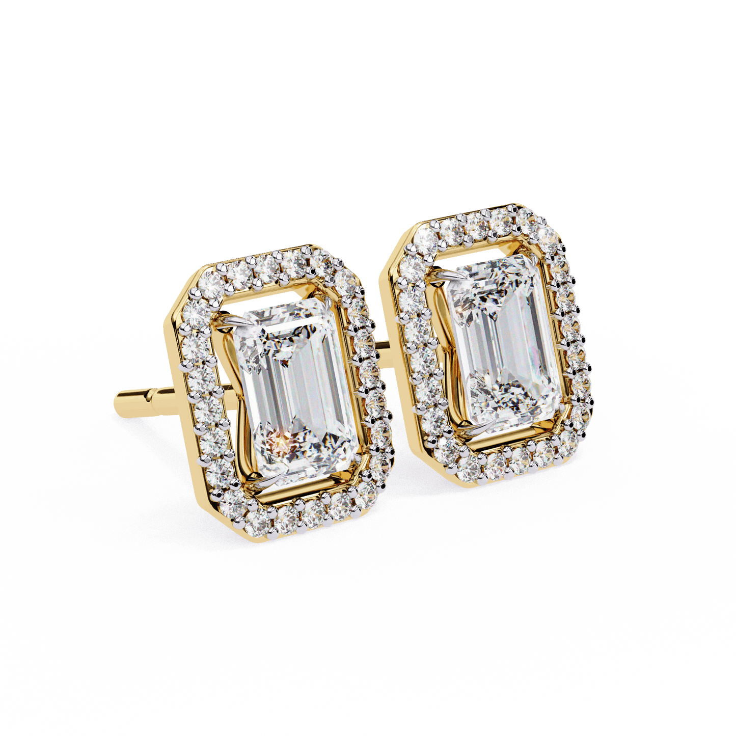 lab grown diamond | moissanite Jewellery Flare Dream Lab Grown Diamond OR Moissanite Hola Earrings by Rabbito Jewels