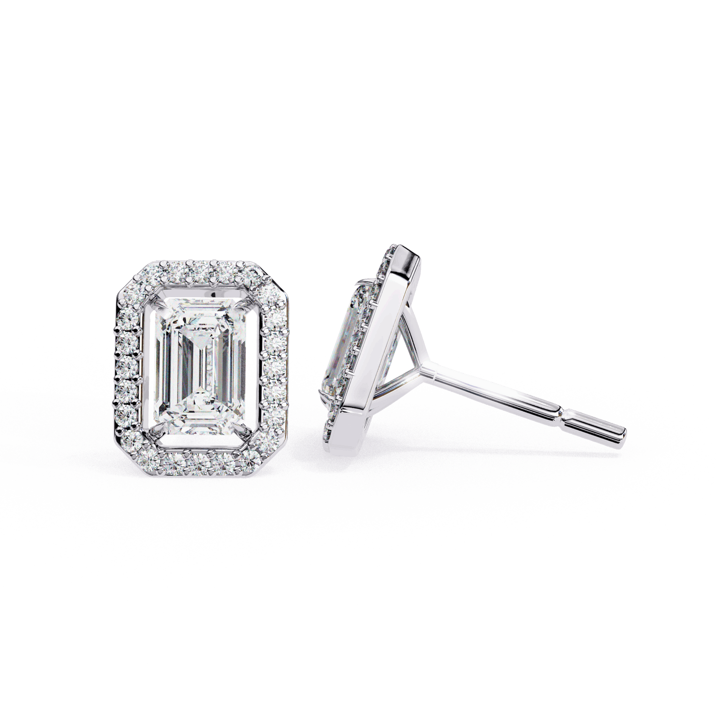 lab grown diamond | moissanite Jewellery Flare Dream Lab Grown Diamond OR Moissanite Hola Earrings by Rabbito Jewels