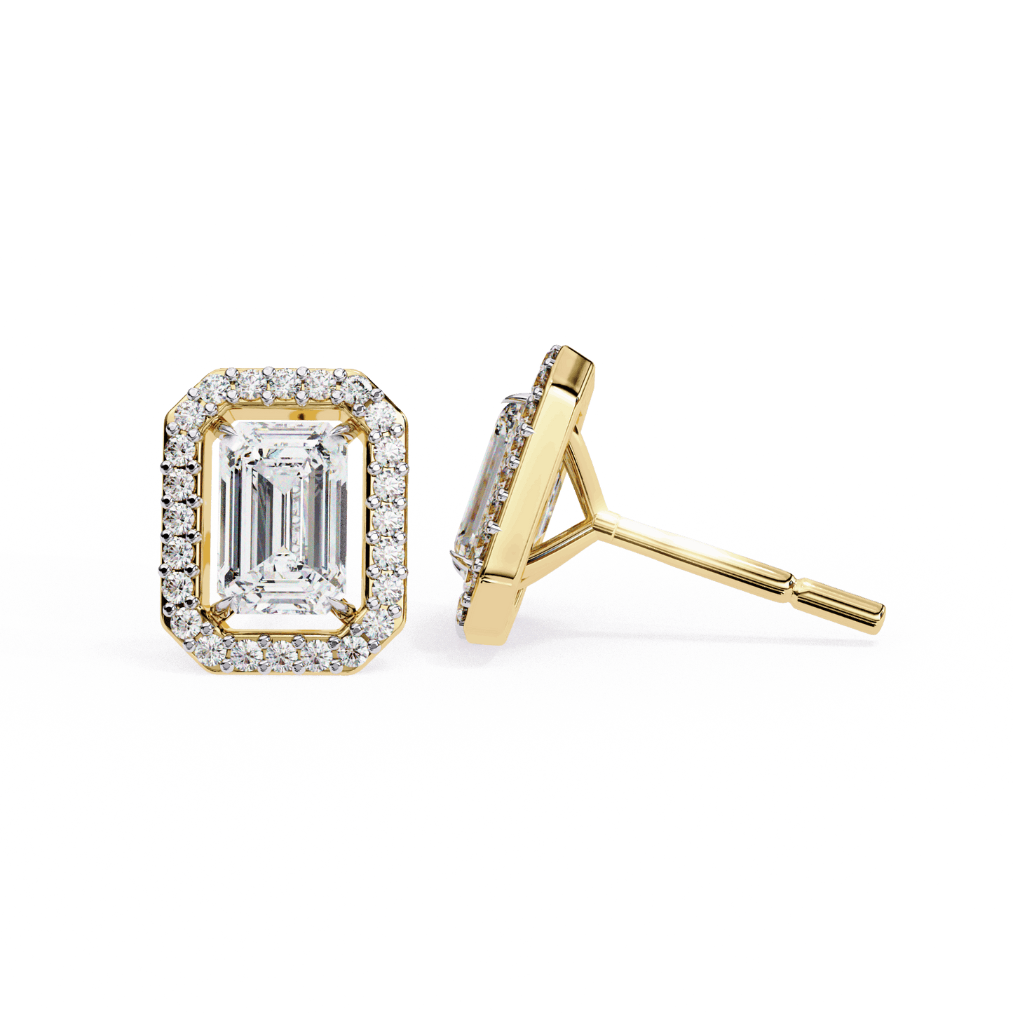 lab grown diamond | moissanite Jewellery Flare Dream Lab Grown Diamond OR Moissanite Hola Earrings by Rabbito Jewels