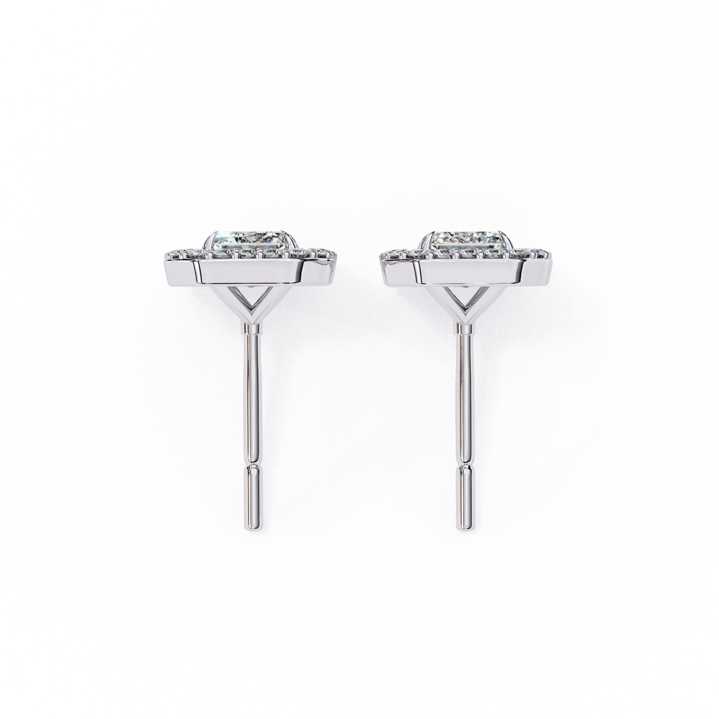 lab grown diamond | moissanite Jewellery Flare Dream Lab Grown Diamond OR Moissanite Hola Earrings by Rabbito Jewels