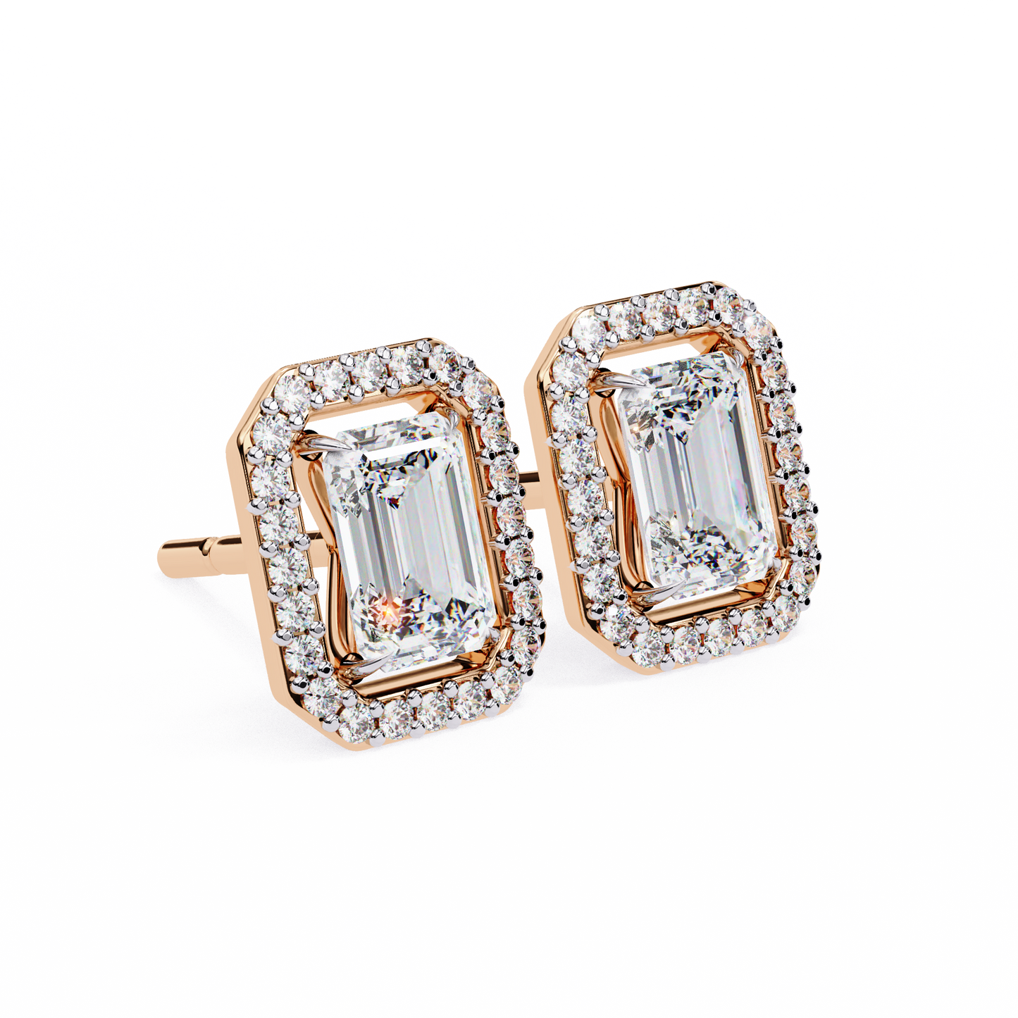 lab grown diamond | moissanite Jewellery Flare Dream Lab Grown Diamond OR Moissanite Hola Earrings by Rabbito Jewels