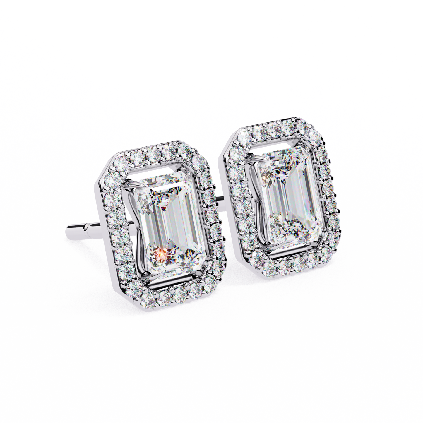 lab grown diamond | moissanite Jewellery Flare Dream Lab Grown Diamond OR Moissanite Hola Earrings by Rabbito Jewels