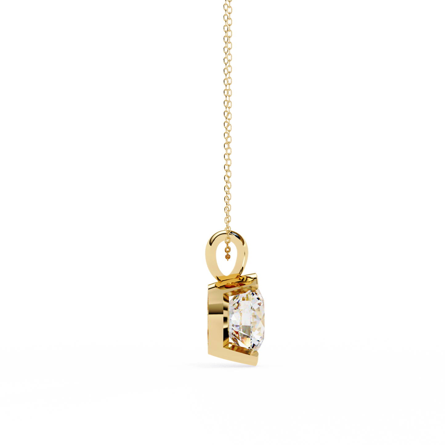 lab grown diamond | moissanite Jewellery Charlotte Lab Grown Diamond OR Moissanite Pendant by Rabbito Jewels