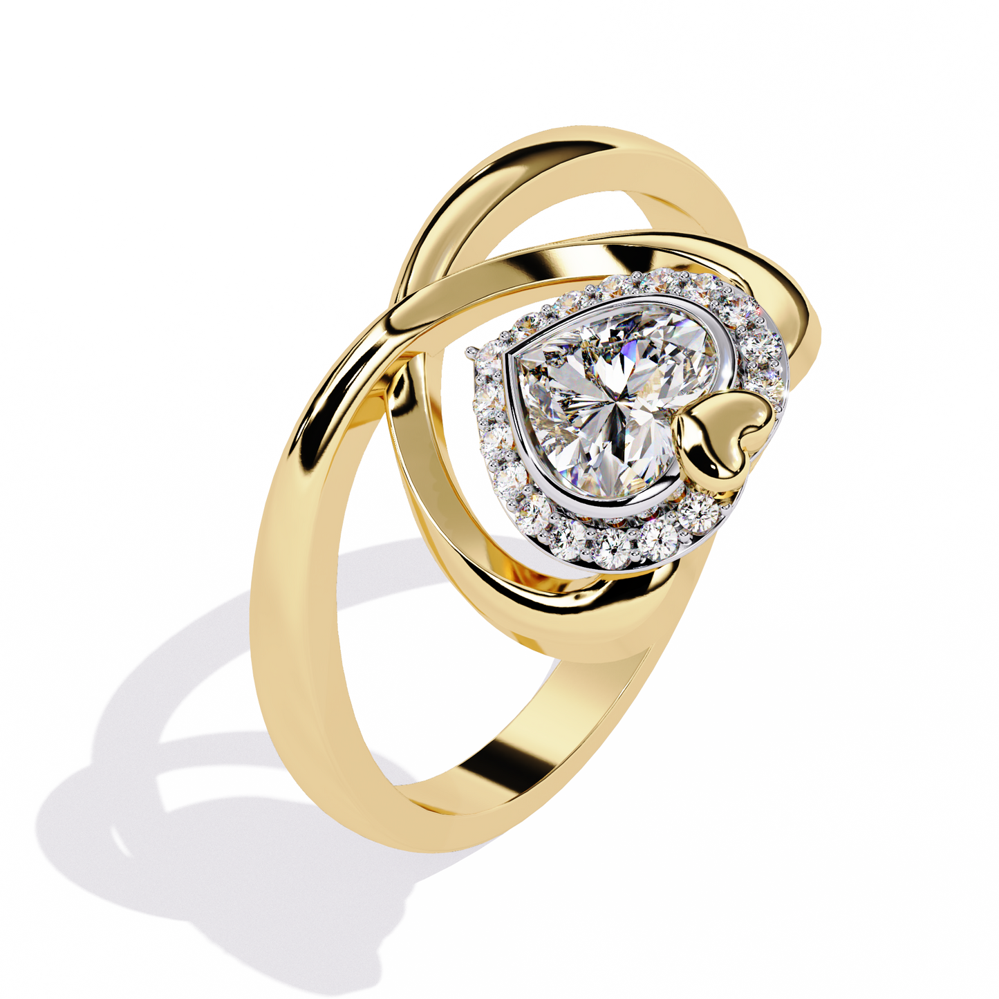 lab grown diamond | moissanite Jewellery The Ornate Lab Grown Diamond OR Moissanite Ring by Rabbito Jewels