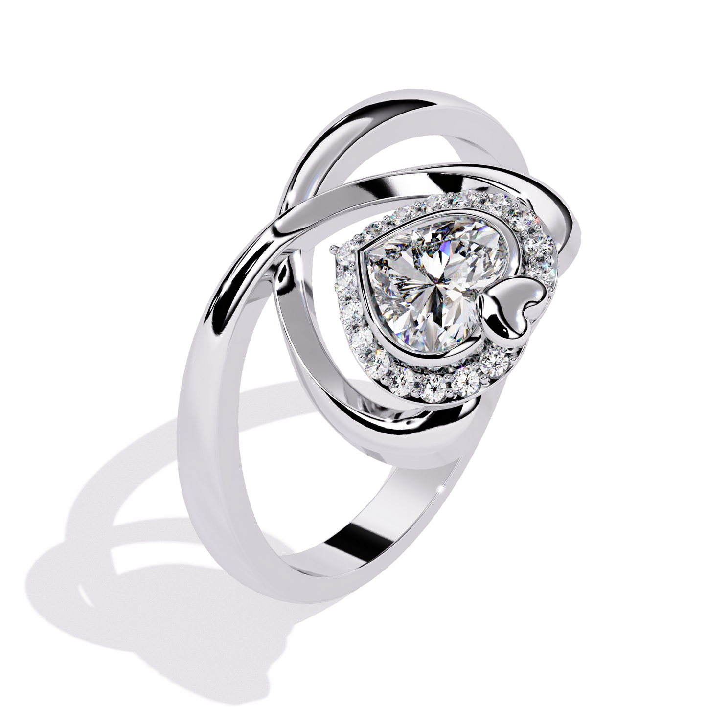 lab grown diamond | moissanite Jewellery The Ornate Lab Grown Diamond OR Moissanite Ring by Rabbito Jewels