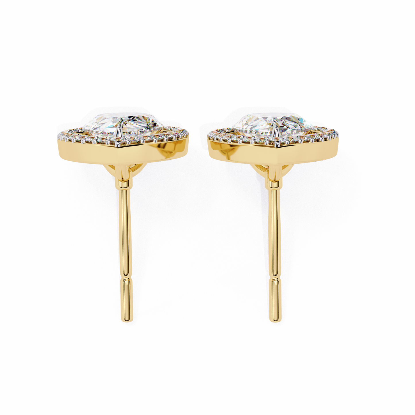 lab grown diamond | moissanite Jewellery Heavens Whisper Lab Grown & Moissanite Pear Stud Earrings by Rabbito Jewels