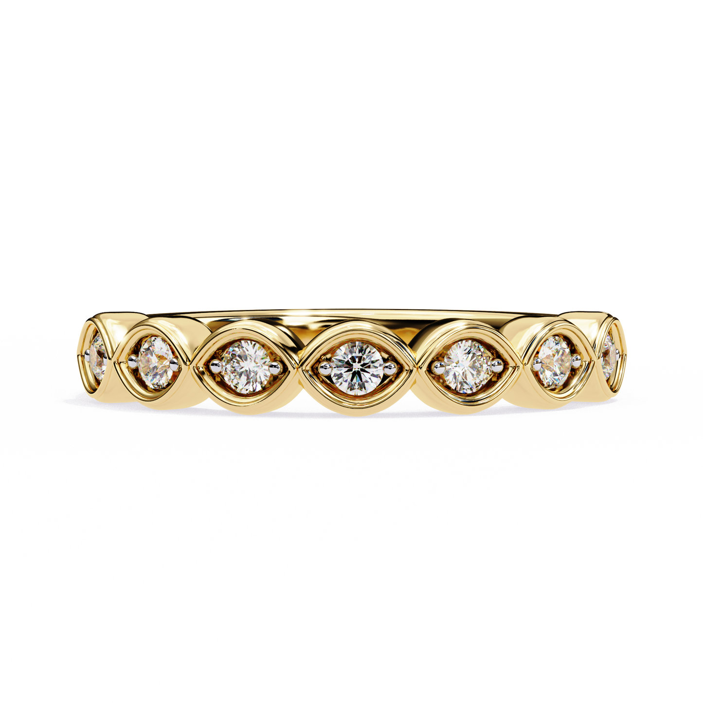 lab grown diamond | moissanite Jewellery Venera Lab Grown Diamond OR Moissanite Ring Yellow Gold 14K by Rabbito Jewels