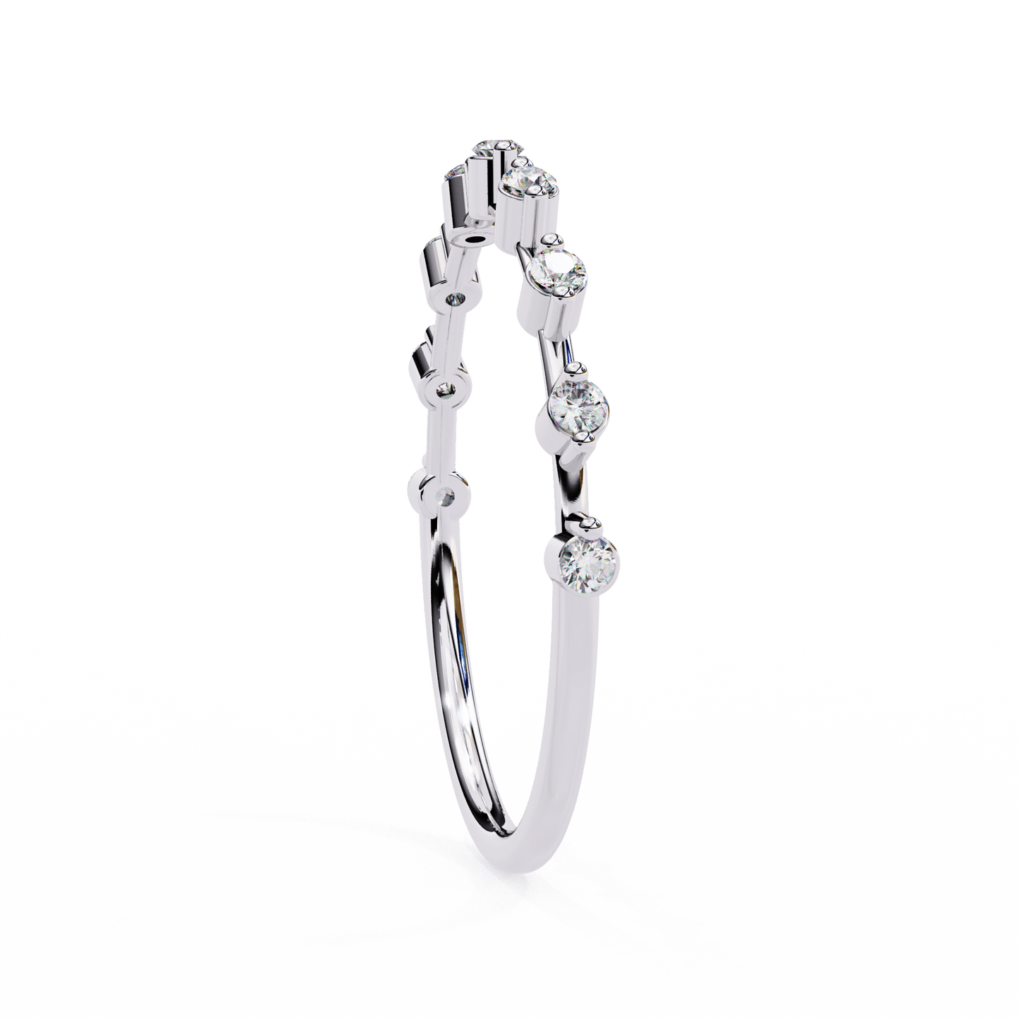 lab grown diamond | moissanite Jewellery Alliance Luna Lab Grown Diamond OR Moissanite Ring by Rabbito Jewels