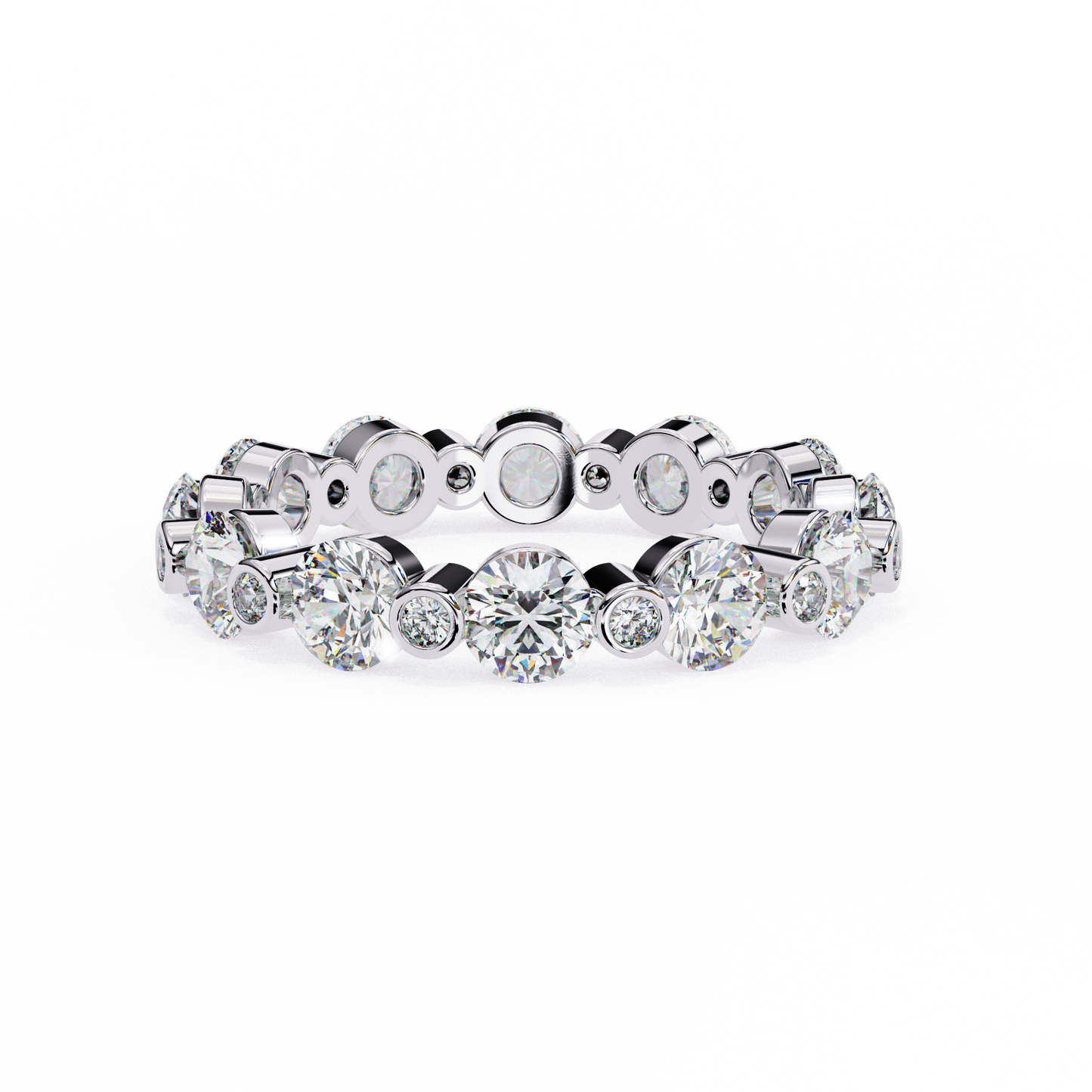 lab grown diamond | moissanite Jewellery Biliza Lab Grown Diamond OR Moissanite Ring White Gold 14K by Rabbito Jewels
