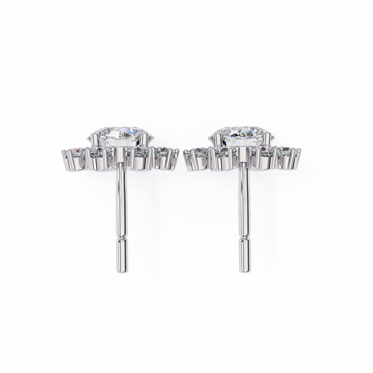 lab grown diamond | moissanite Jewellery Angel Breath Lab Grown Diamond OR Moissanite Earrings by Rabbito Jewels
