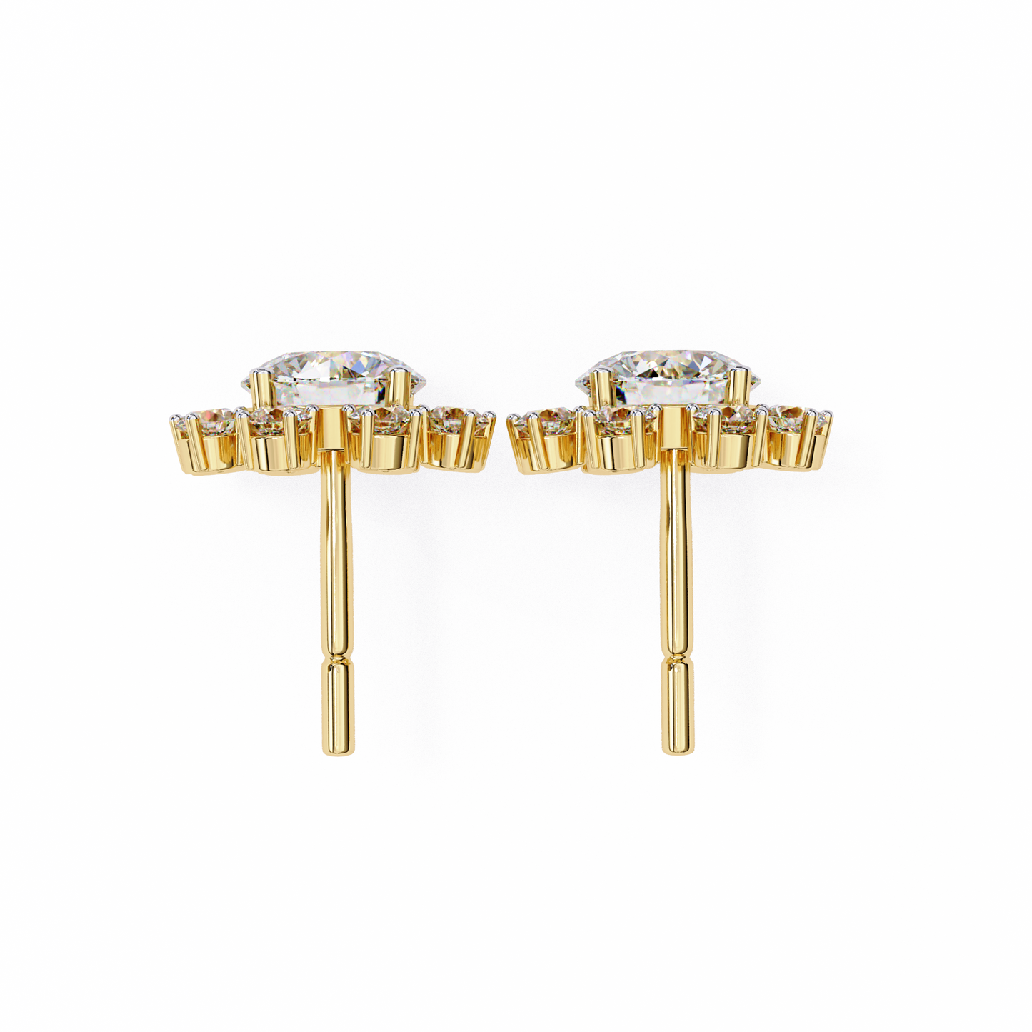 lab grown diamond | moissanite Jewellery Angel Breath Lab Grown Diamond OR Moissanite Earrings by Rabbito Jewels