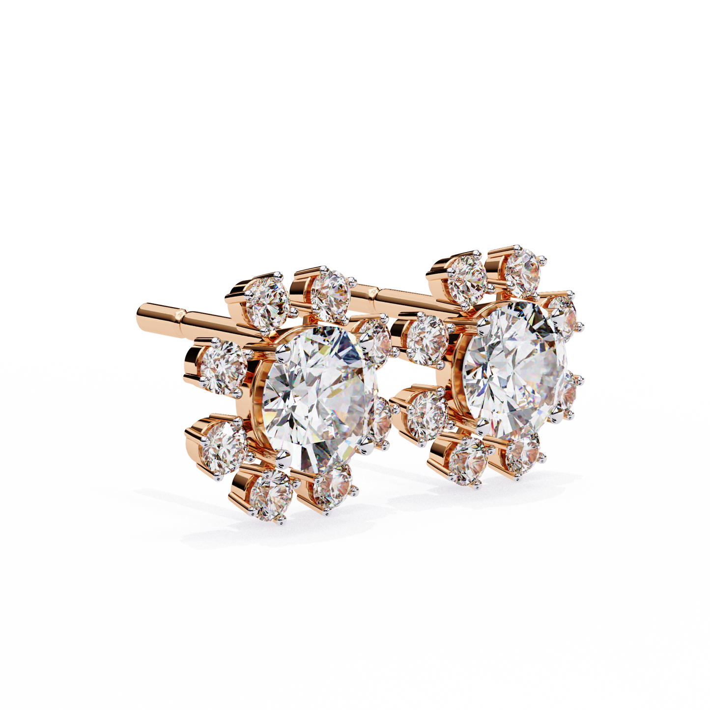 lab grown diamond | moissanite Jewellery Angel Breath Lab Grown Diamond OR Moissanite Earrings by Rabbito Jewels