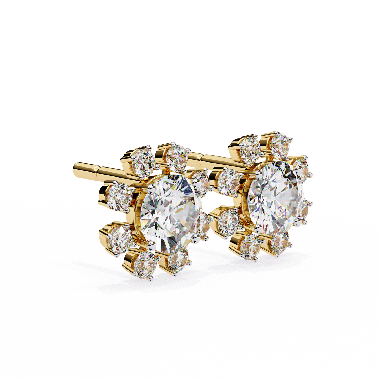 lab grown diamond | moissanite Jewellery Angel Breath Lab Grown Diamond OR Moissanite Earrings by Rabbito Jewels