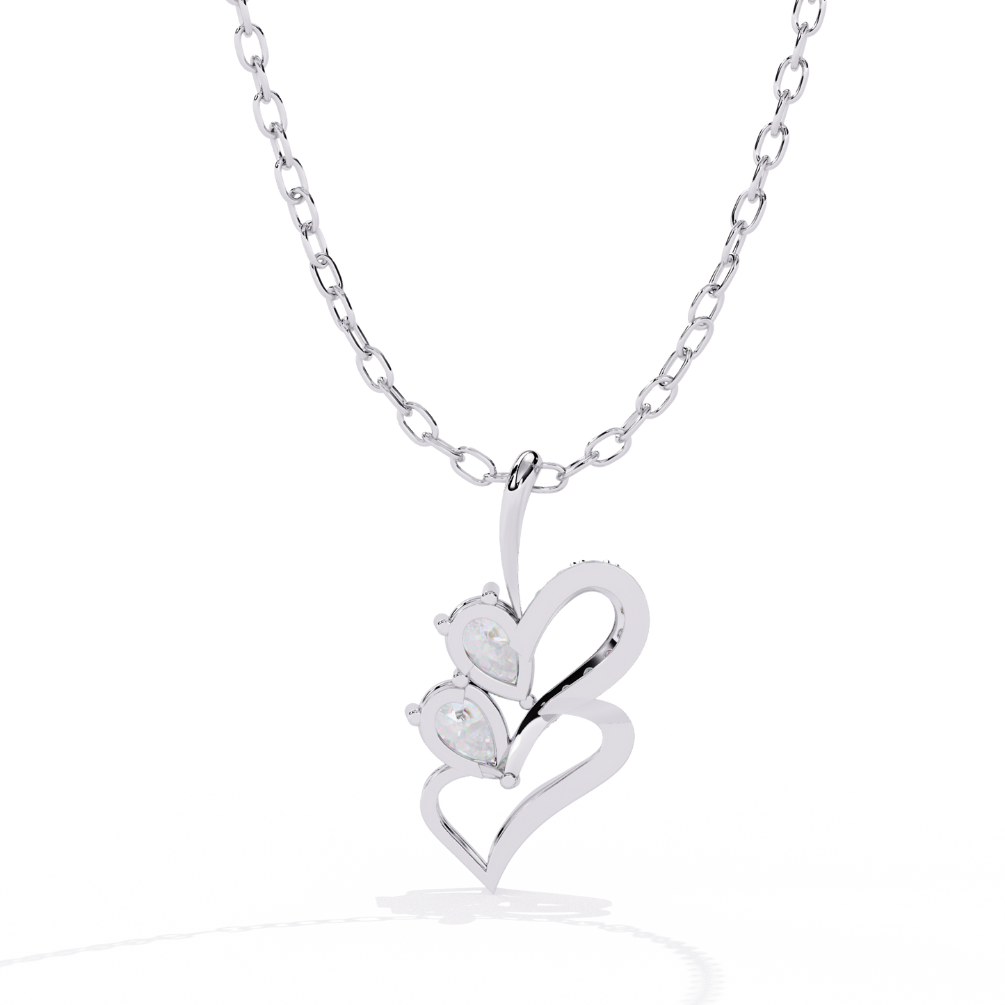lab grown diamond | moissanite Jewellery Prince Leaf Lab Grown Diamond OR Moissanite Pendant by Rabbito Jewels